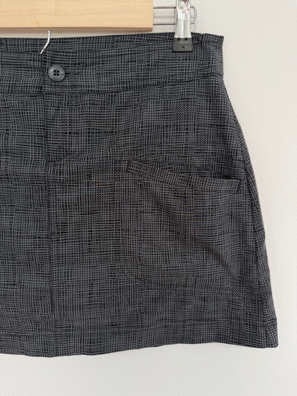 Prana Mini Skort in Black and Gray - Picture 4 of 8